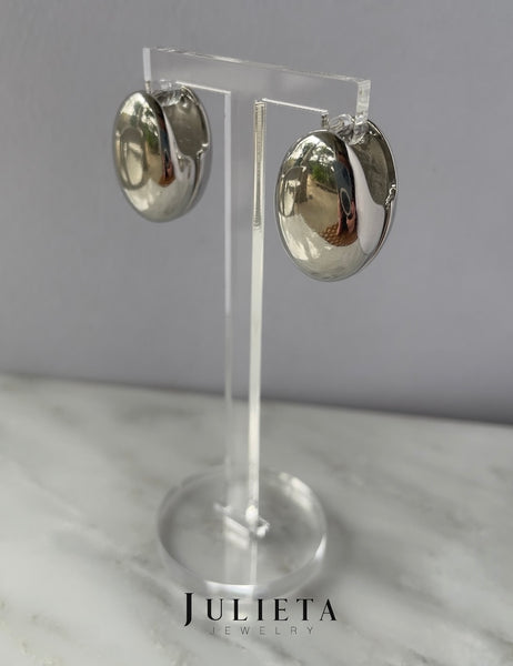 Verve earrings in silver